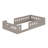 Solid Wood Bed Frame With Safety Guardrails-740006026