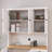 71" Kitchen Pantry Storage Cabinet With Microwave Oven Countertop-1118637448
