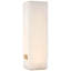 Covet 16" Rechargeable Table Lamp in Alabaster and Antique-Burnished Brass