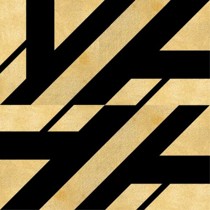 Criss Cross I Print by Elena Carlie, Glass Coat, 40" H x 40" W