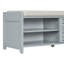 Banc de rangement 43 po patiné avec rangement-1992143307