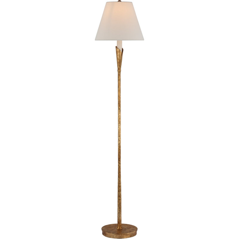 Chapman & Myers Aiden Accent Floor Lamp, Gilded Iron