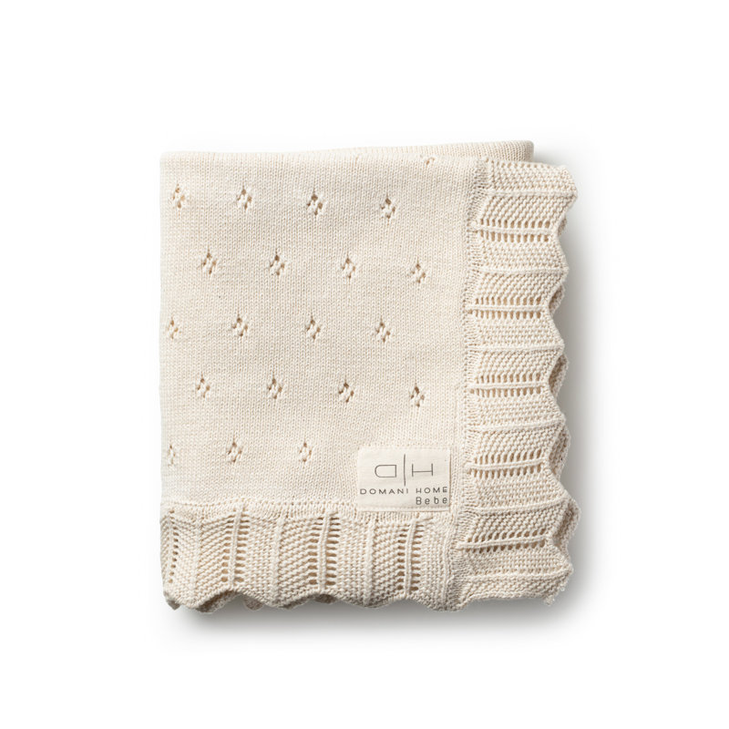 Scalloped Pointelle, Natural
