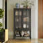 Vitrine simple rétro française-113721943