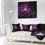 Oreiller De Fleur De Fractale Abstract