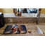 Tapis de séchage Chesapeake Bay Retriever and Santa Claus