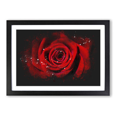 Red Rose Flower Vol.5 - Picture Frame Painting