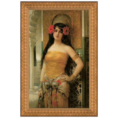 "Les Coquelicots" par Leon Comerre, reproduction d'art encadrée