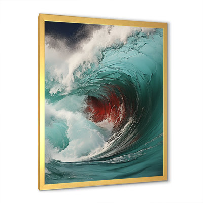«Red Green Wave», impression sur toile