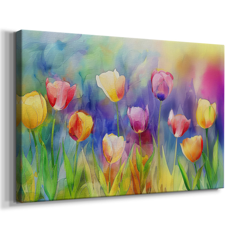 Série Floral-XCIV -Galerie enveloppée Cavas, 12 x 18
