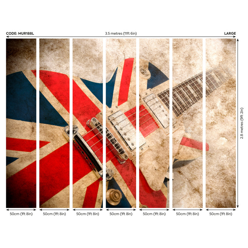 Forksville Matte Wall Mural, 280cm L x 350cm W