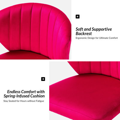 Alice Ergonomic Task Chair with Tufted Back
