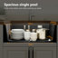 HOROW Kitchen Sink 450mm W Kitchen Sink with 1 Faucet Hole