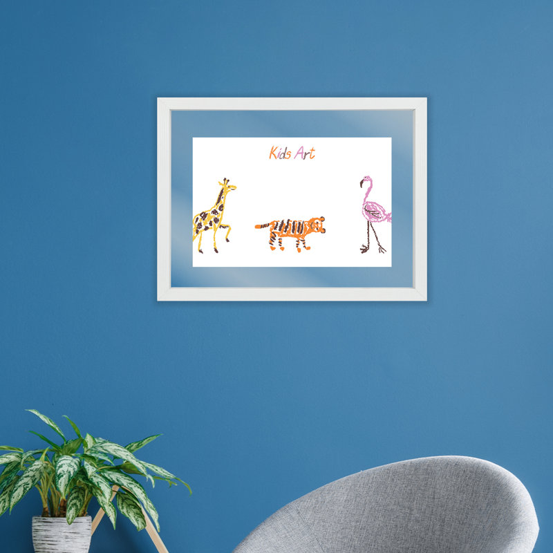 Domica Matte Shadow Box Picture Frame, White