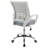 Upholstered Adjustable Home Office Desk Chair-1812311953