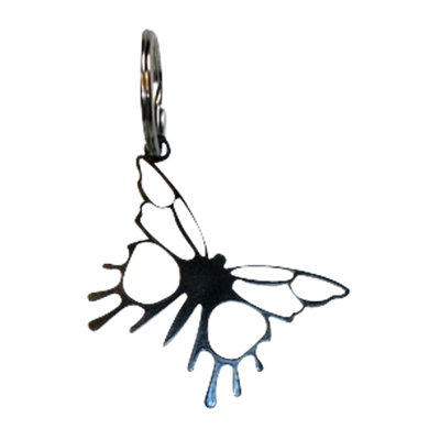 Village Wrought Iron 2.25'' W Black Key Chain