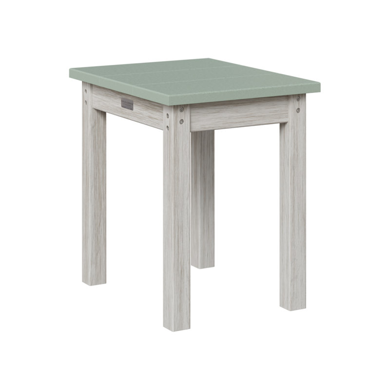 Berlin Gardens Economy End Table, Seafoam, Seashell