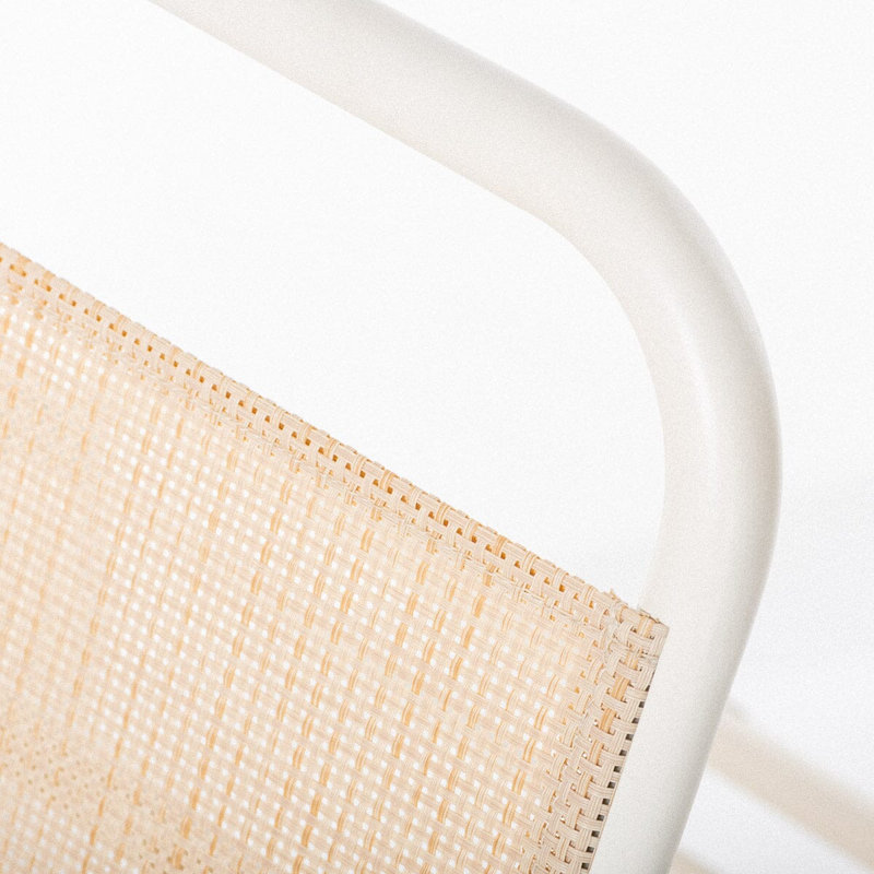 Contini Outdoor Chaise Lounge, Antique White