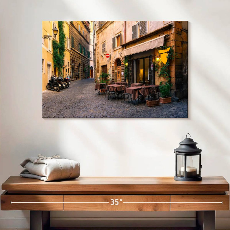 Sirci, rue historique de Rome, H 16 po x l 24 po