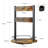 Wood Coffee Mug Holder,12 Hook Mug Tree Holder Rack With Storage Base,Mug Display Organizer,Mug Holders For Home Kitchen,Support 360° Rotation For Easy Access