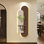 Café, art mural en bois manufacturé blanc