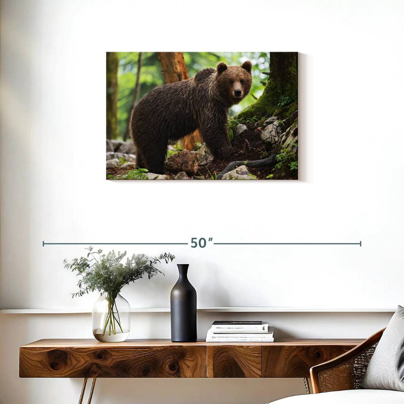 Ours grizzly humide Brampt, H 20 po x l 30 po