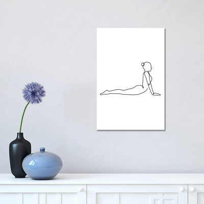 Yoga Cobra by Dane Khy - Wrapped Canvas Print