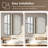 Kellett Octagon Aluminum Framed Modern Bathroom Wall Mirror-717295525-717295526