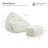 Extra-Wide Bean Bag Chair With Ottoman And Pocket-877877103
