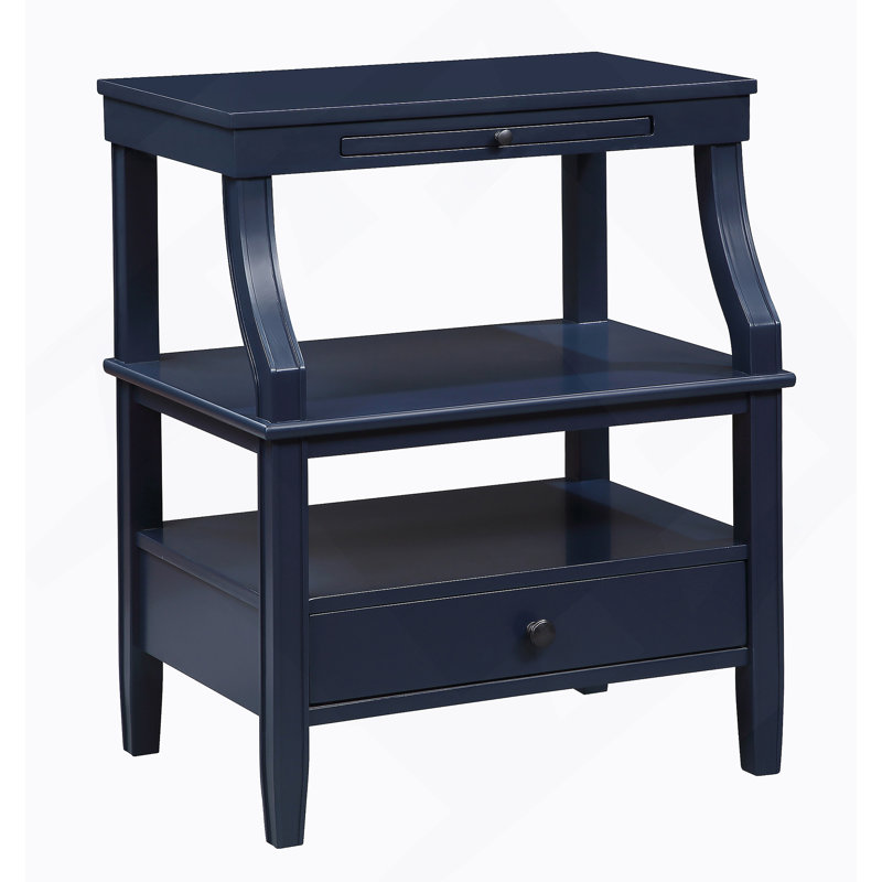 Table de chevet avec rangement Newland Midnight Blue, Midnight Blue