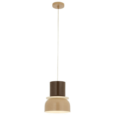 Demps 1 - Light Gold Dome Pendant