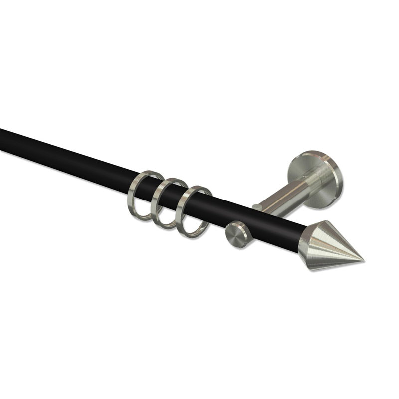 Crowland Curtain Pole Set, 5cm H x 480cm W x 10cm D