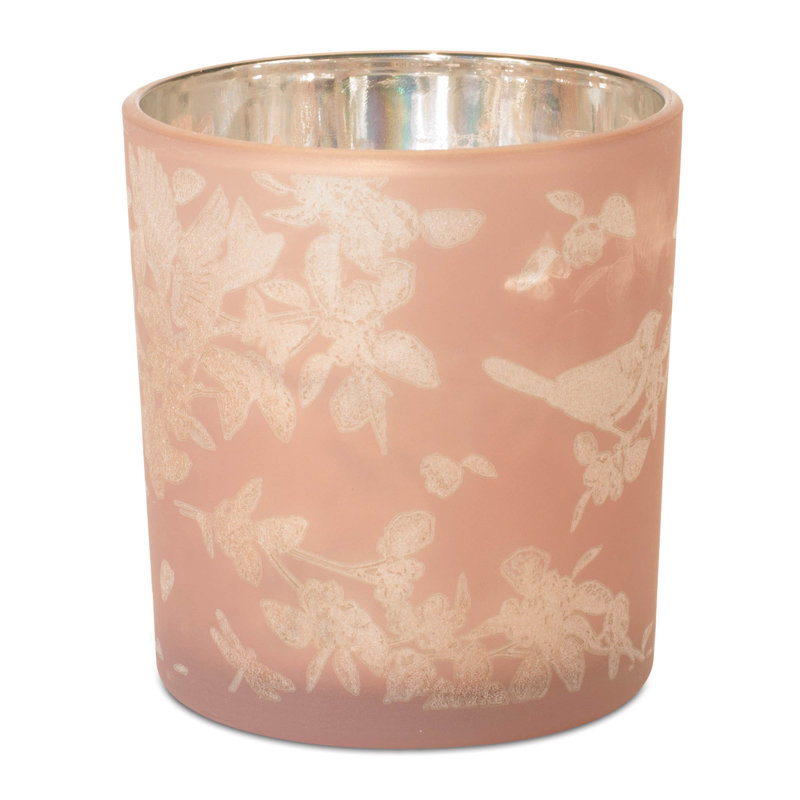 Porte-votive oiseaux et fleurs