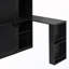 Lit escamotable double avec bureau et armoires-2040586424