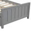 Lit plateforme simple avec lit gigogne-309795422