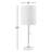 Reed 23" White Table Lamp-960972205