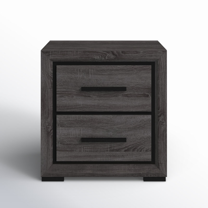 Table de chevet 2 tiroirs Dow