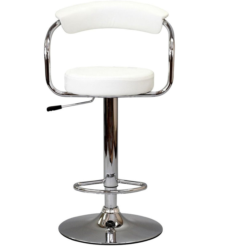 Tabouret Drit Aedan, Blanc / Blanc
