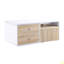 Table basse rectangulaire avec table coulissante