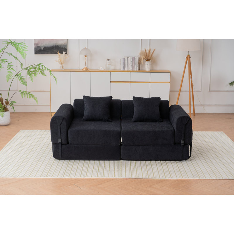 Canapé inclinable ultra-confortable en mélange de polyester moderne pour le salon