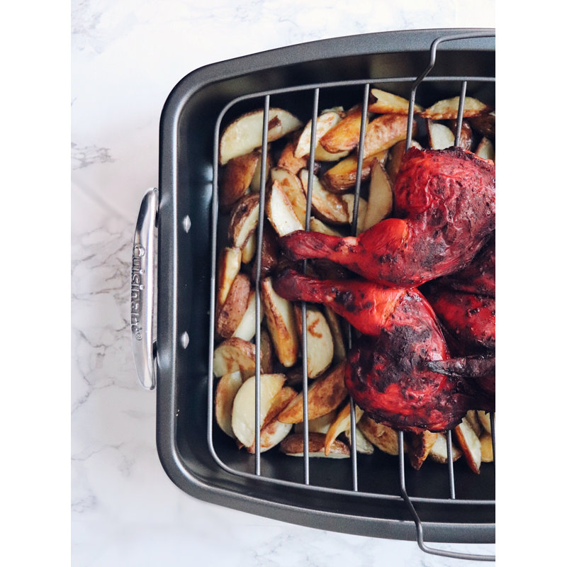 Cuisinart 17 Inch Non Stick Roasting Pan with V Rack