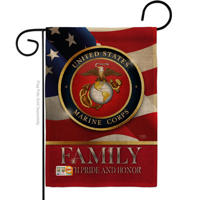 Double Sided 18.5'' H x 13'' W Garden Flag