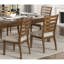 Ensemble de chaises d'appoint style cerisier de style traditionnel 2 pièces