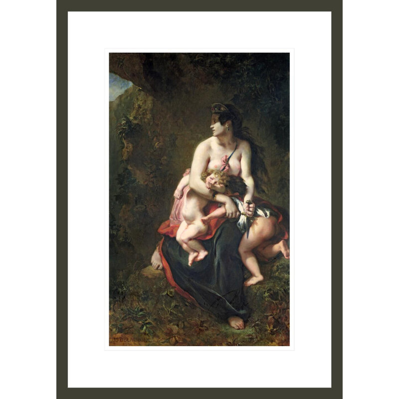 «Medea» par Eugène Delacroix, impression giclée sur cadre, H 21,75 po x l 15,6 po