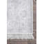 Tapis argenté à motif floral Erich-26049455