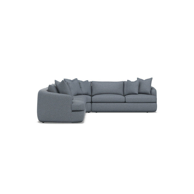 Jules Fabric 4 Pc Sectional, 1697-034