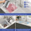Évier de cuisine à double cuve encastrée en composite de granite avec grille d'évier L 33/33-122509662
