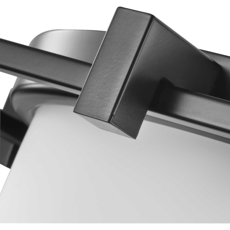 Alexi Glass Flush Mount, Black