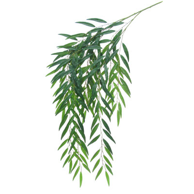 Weeping Willow Leaf Hanging Plant Greenery Spray