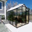 Serre en aluminium Aoodor avec panneaux en polycarbonate-87292388-95996361